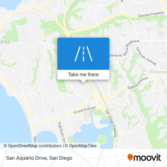 Mapa de San Aquario Drive