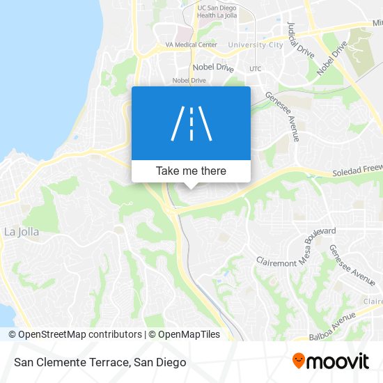 Mapa de San Clemente Terrace