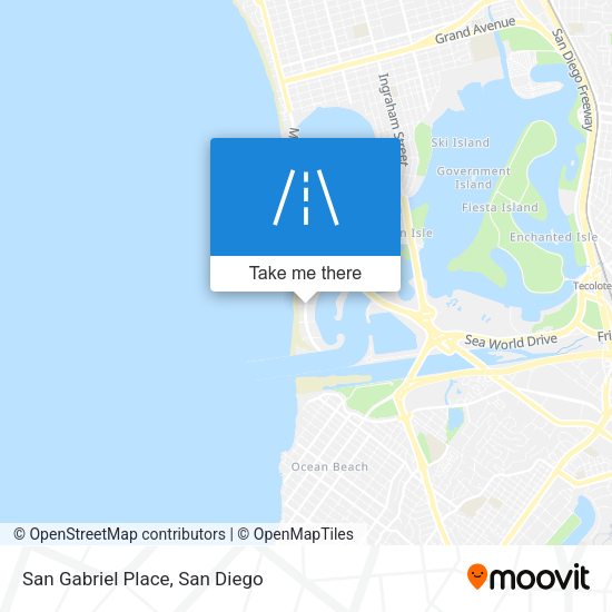 San Gabriel Place map