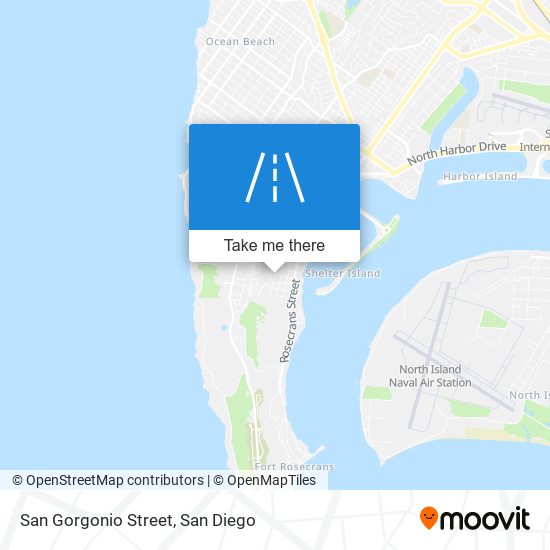 San Gorgonio Street map