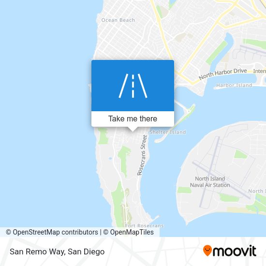 San Remo Way map