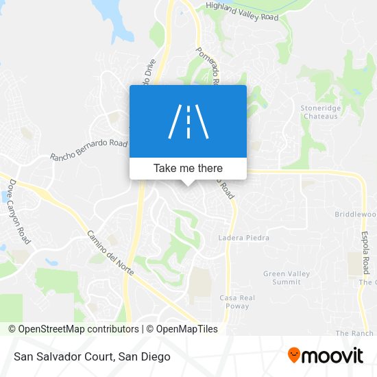 San Salvador Court map