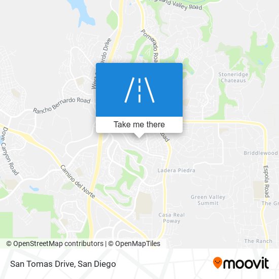 San Tomas Drive map