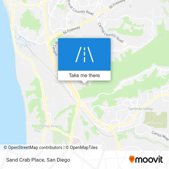 Sand Crab Place map