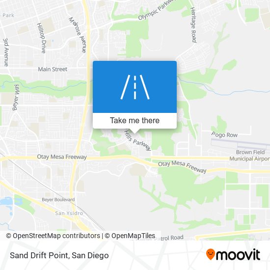 Mapa de Sand Drift Point