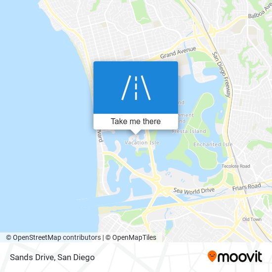 Sands Drive map