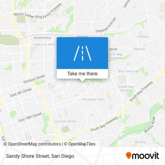 Sandy Shore Street map