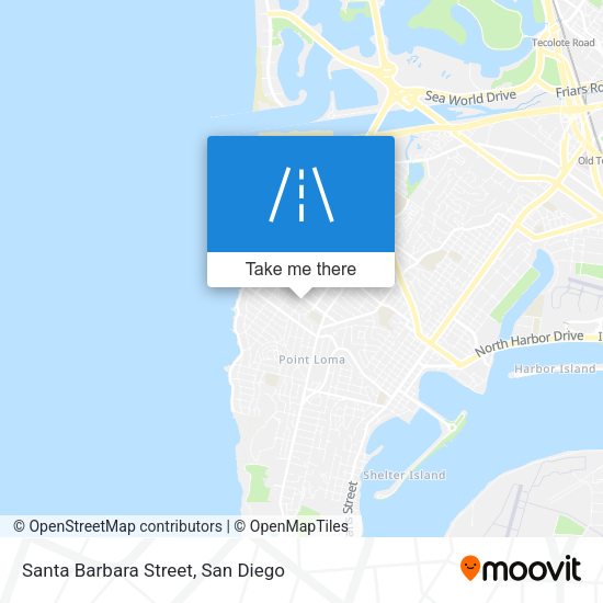 Mapa de Santa Barbara Street