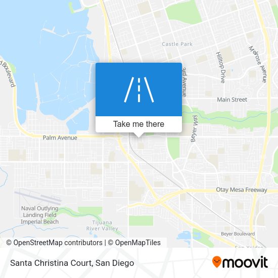 Santa Christina Court map