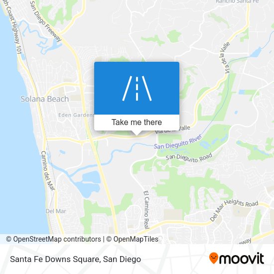 Santa Fe Downs Square map