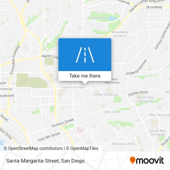 Santa Margarita Street map