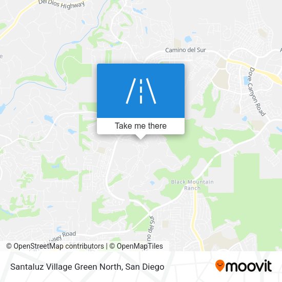 Mapa de Santaluz Village Green North