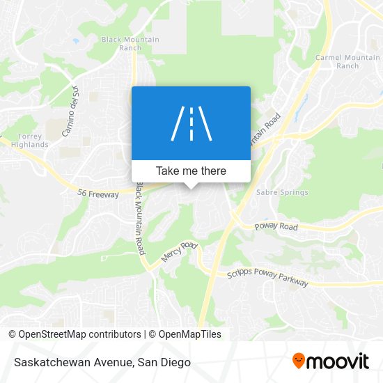 Saskatchewan Avenue map