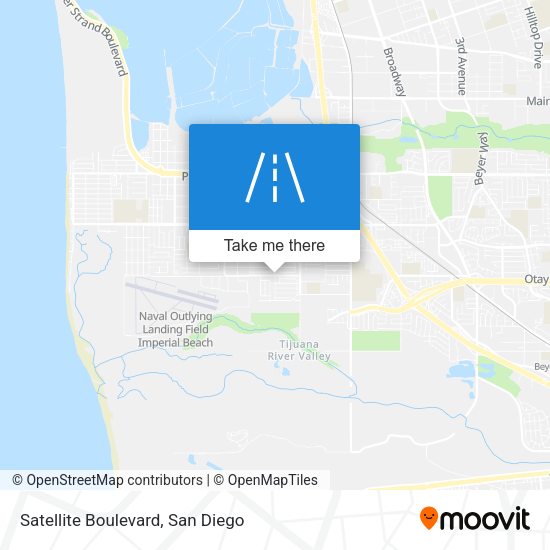 Satellite Boulevard map