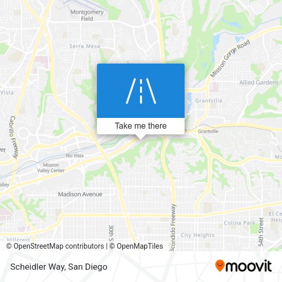 Mapa de Scheidler Way