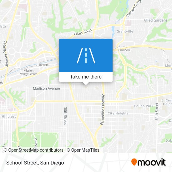 Mapa de School Street