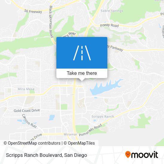 Scripps Ranch Boulevard map