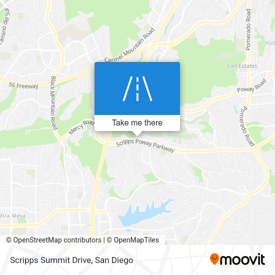 Mapa de Scripps Summit Drive