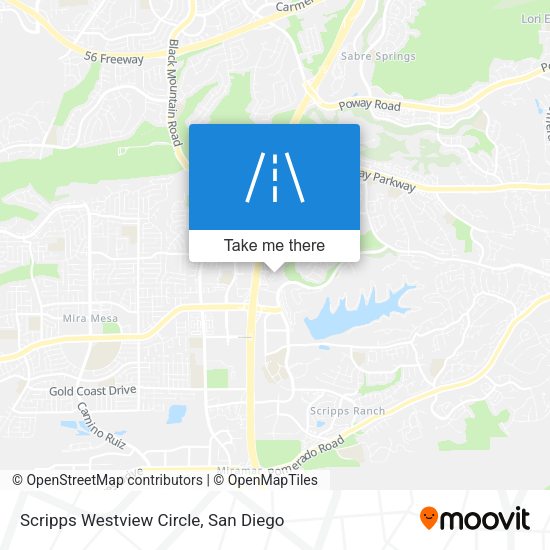 Mapa de Scripps Westview Circle