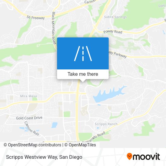 Scripps Westview Way map