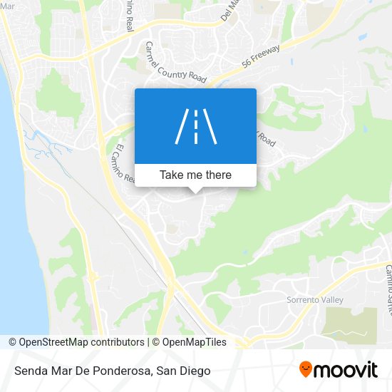 Mapa de Senda Mar De Ponderosa