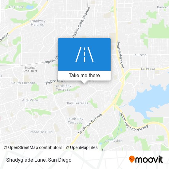 Mapa de Shadyglade Lane
