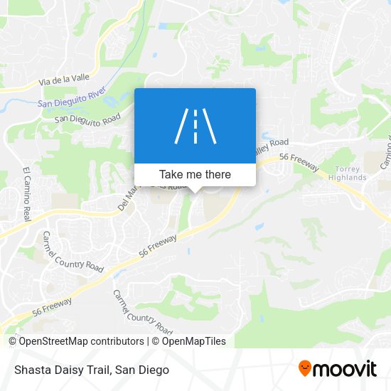 Shasta Daisy Trail map