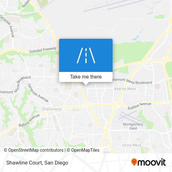 Shawline Court map
