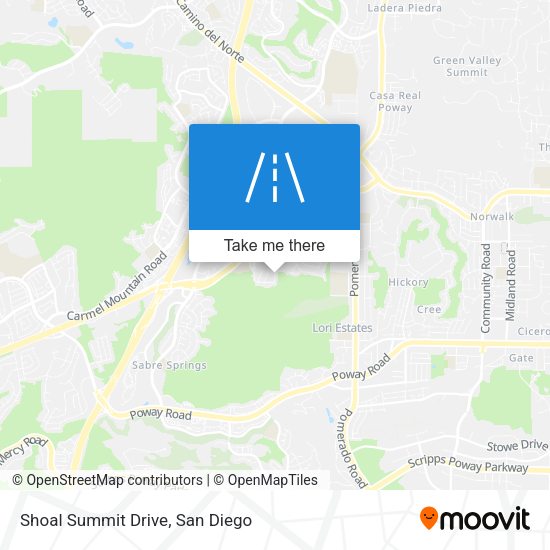 Shoal Summit Drive map