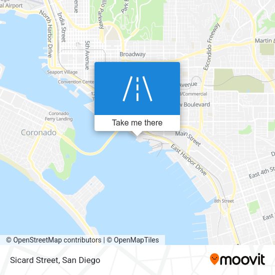Mapa de Sicard Street