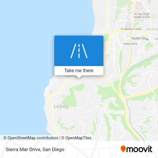 Mapa de Sierra Mar Drive