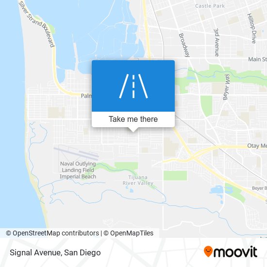 Mapa de Signal Avenue