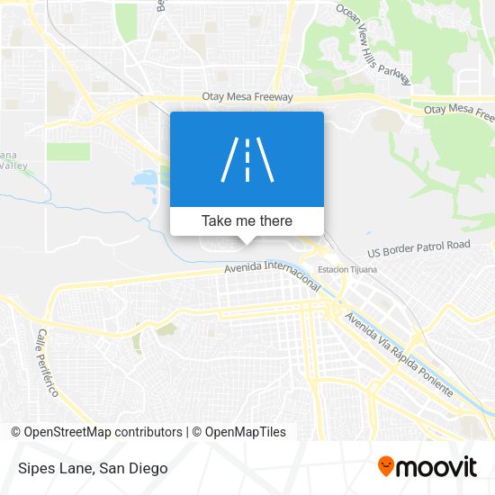 Mapa de Sipes Lane