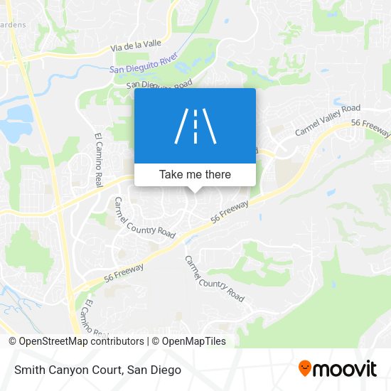 Mapa de Smith Canyon Court
