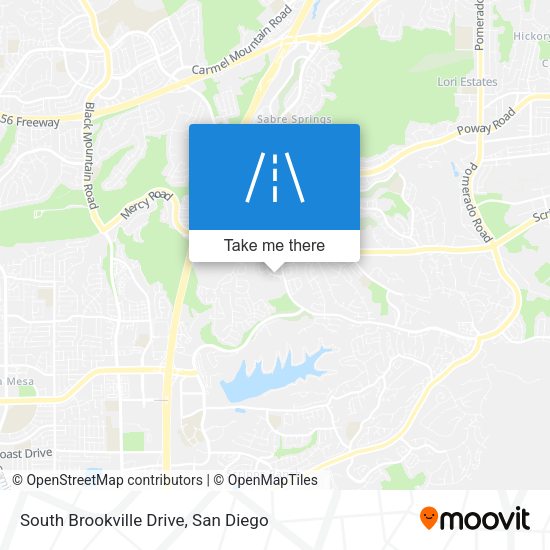 Mapa de South Brookville Drive