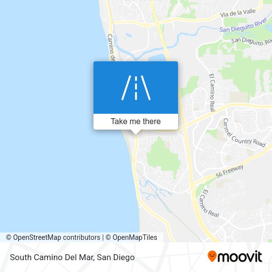 South Camino Del Mar map