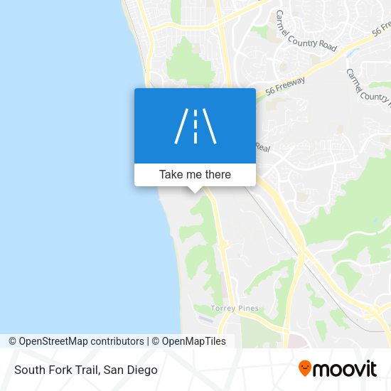 South Fork Trail map