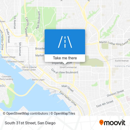 Mapa de South 31st Street