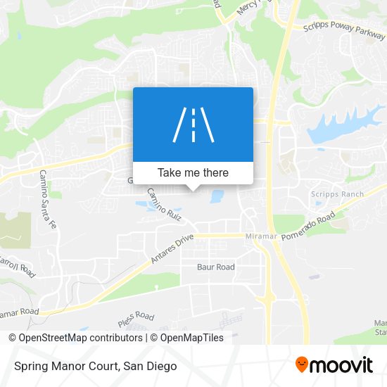 Spring Manor Court map