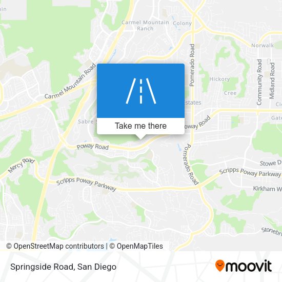 Mapa de Springside Road