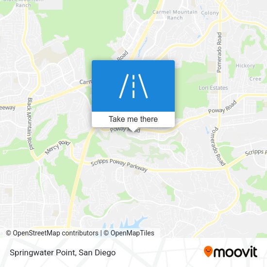 Mapa de Springwater Point