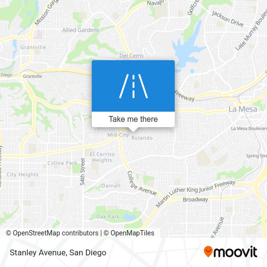 Mapa de Stanley Avenue