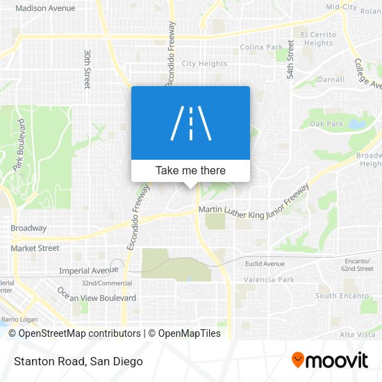 Mapa de Stanton Road