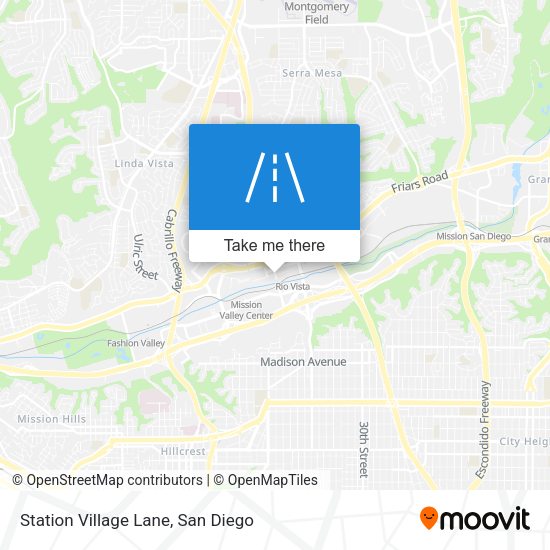 Station Village Lane map