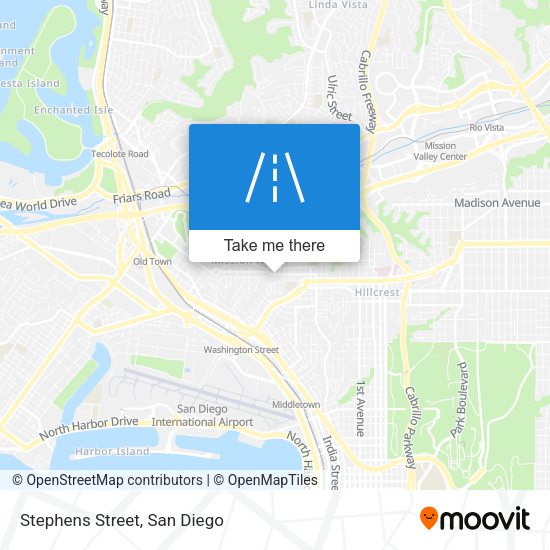 Mapa de Stephens Street