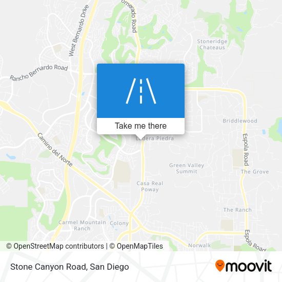 Mapa de Stone Canyon Road