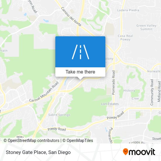 Mapa de Stoney Gate Place
