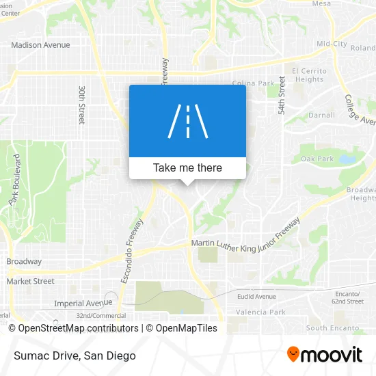 Sumac Drive map