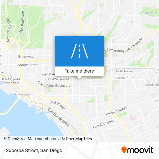 Mapa de Superba Street