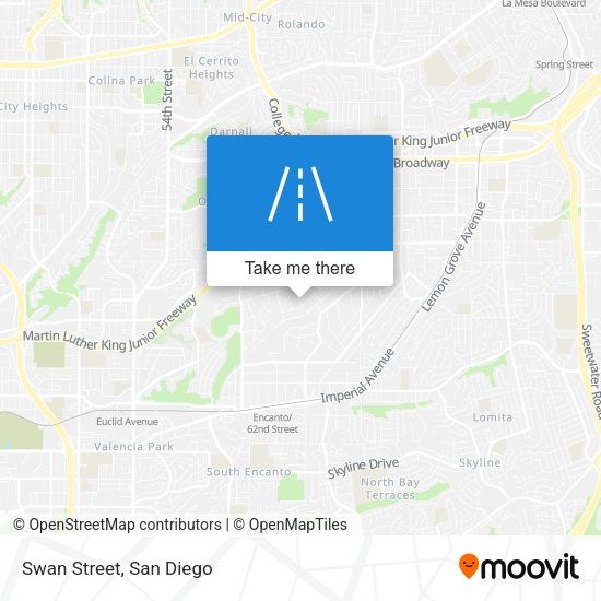 Mapa de Swan Street